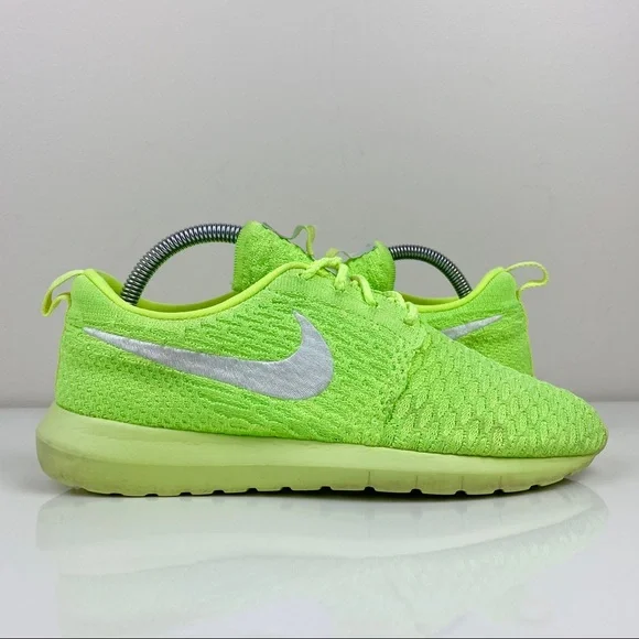 Nike Shoes Nike Womens Roshe Run Nm Flyknit Volt Green